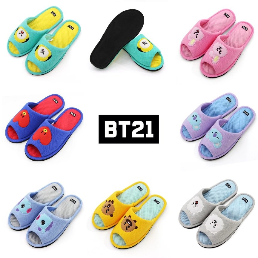BT21 OFFICIAL MESH SLIPPERS
