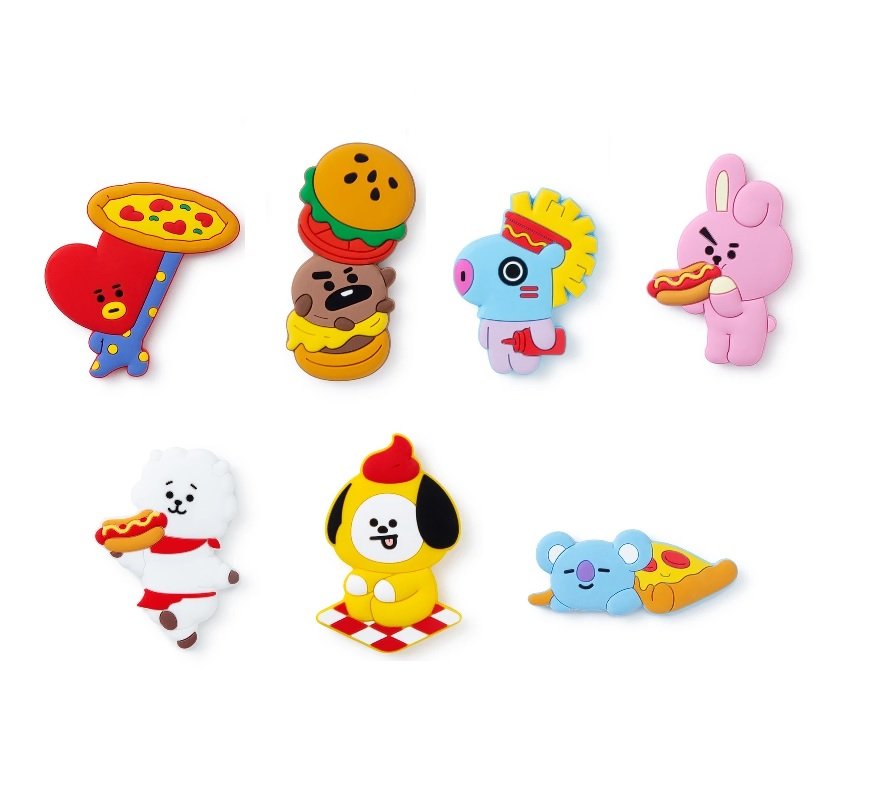 BT21 OFFICIAL BITE SILICON MAGNET