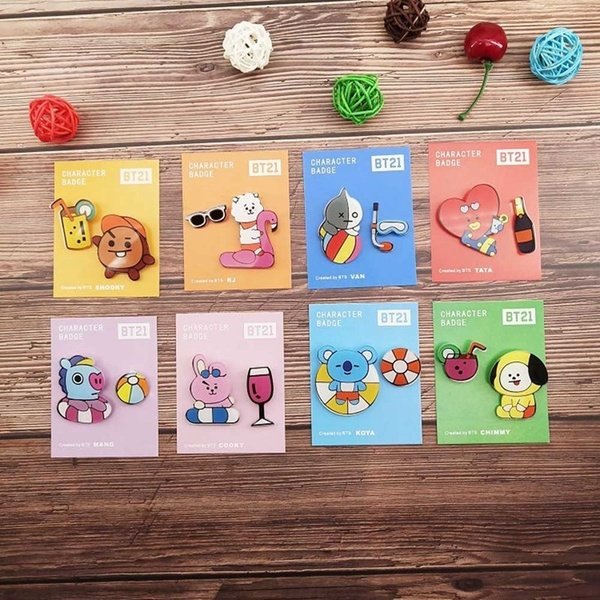 BT21 OFFICIAL BON VOYAGE PIN