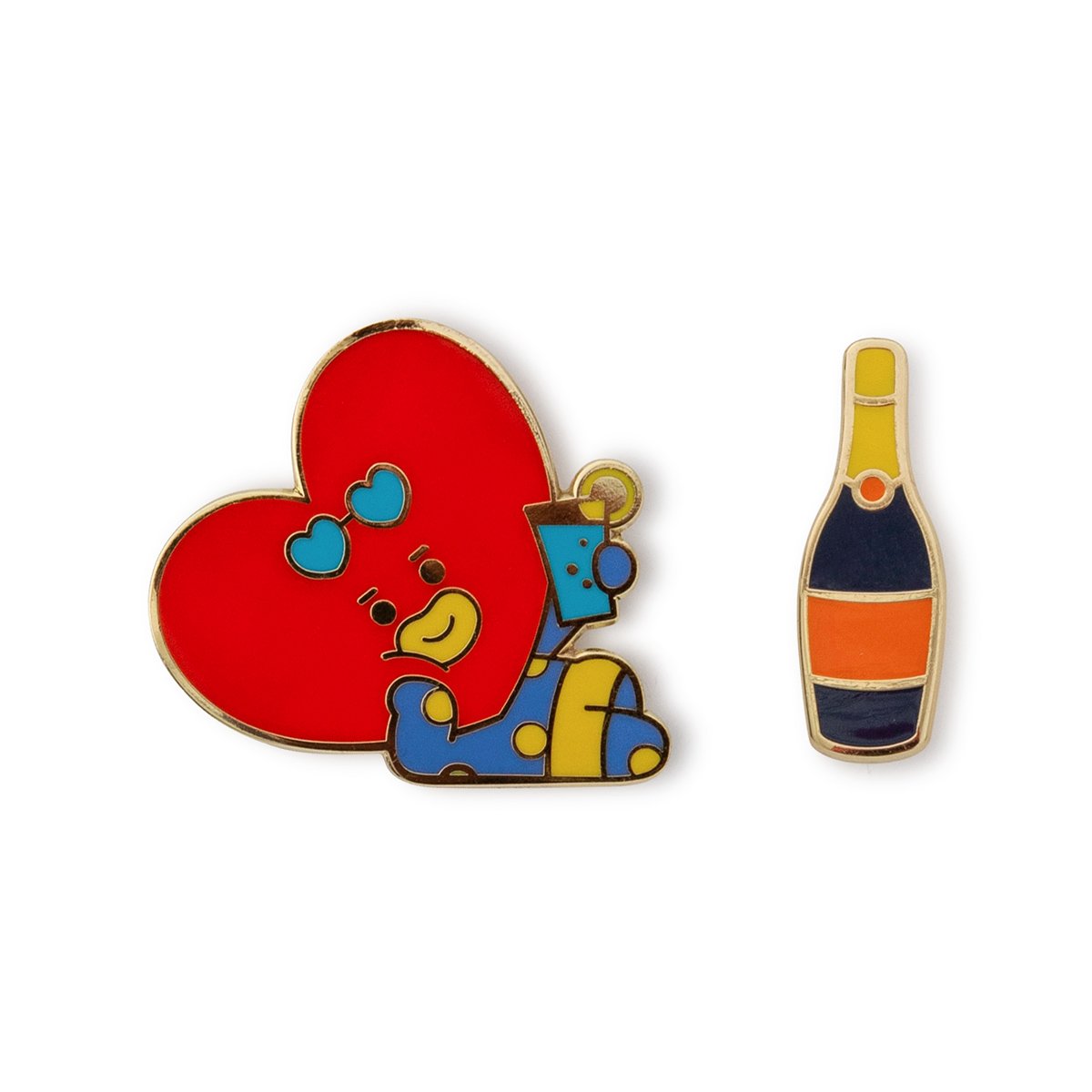 BT21 OFFICIAL BON VOYAGE PIN