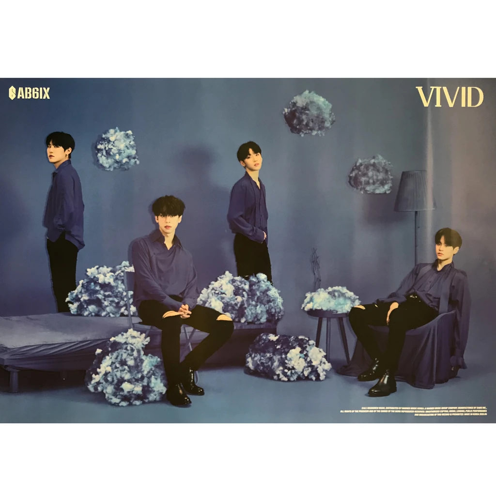 AB6IX   VIVID  2ND MINI ALBUM OFFICIAL POSTER (I VER)