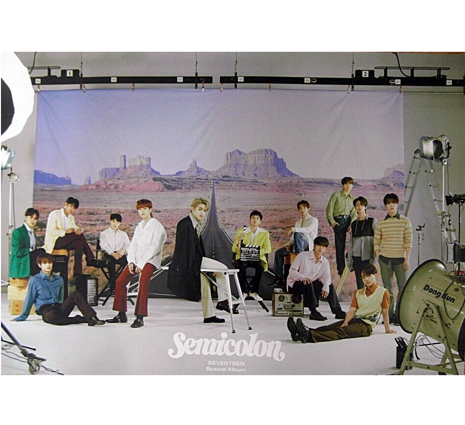 SEVENTEEN SEMICOLON SPECIAL ALBUM OFFICIAL POSTER