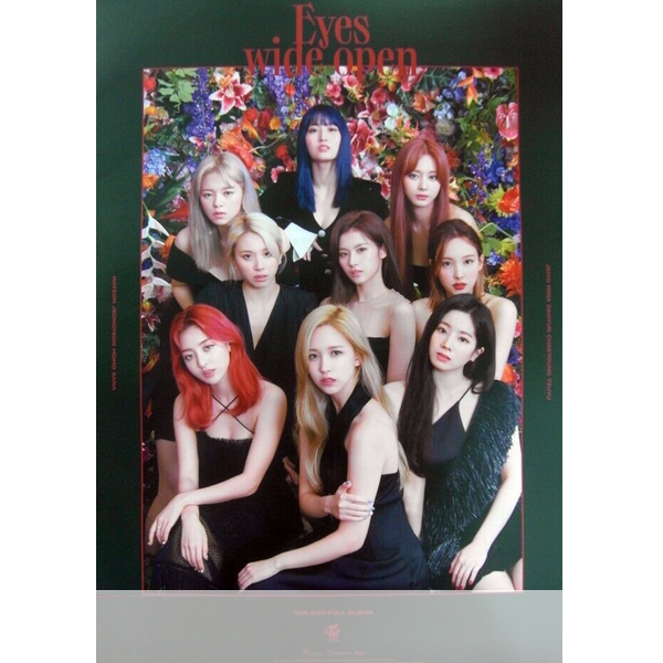 TWICE  EYES WIDE OPEN  2ND ALBUM OFFICIAL POSTERS (3 POSTERS SET)