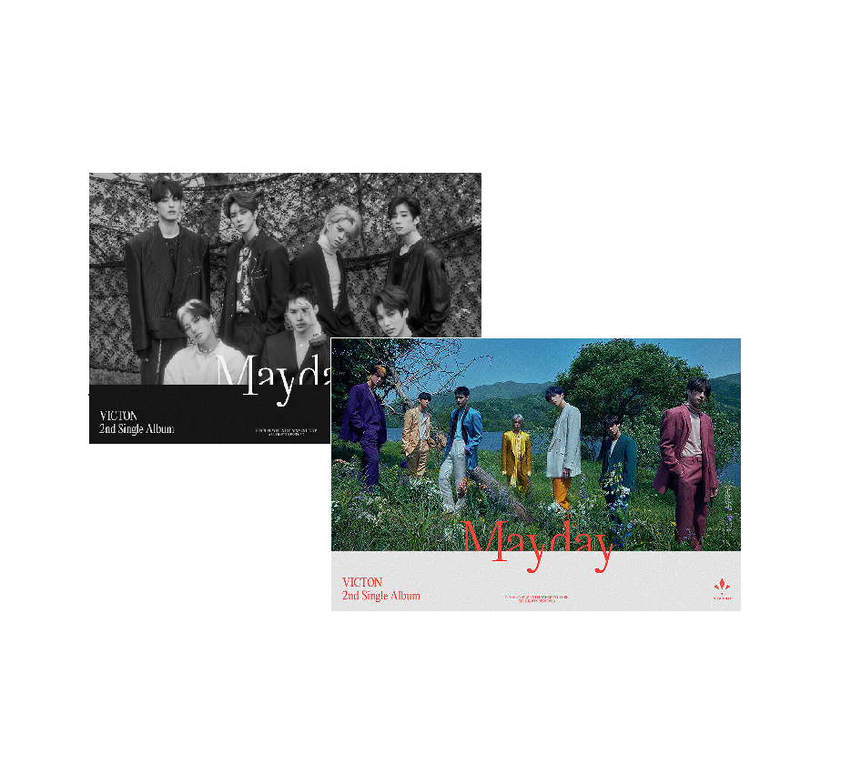 VICTON  MAYDAY  2ND SINGLE ALBUM OFFICIAL POSTERS (2 POSTERS SET)