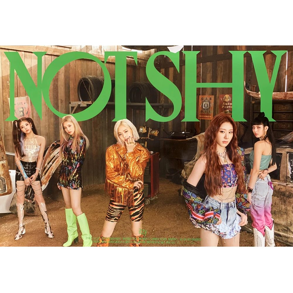 ITZY NOT SHY ALBUM OFFICIAL POSTER (VER B)
