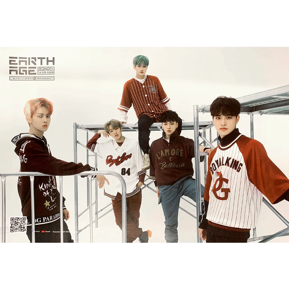 MCND  EARTH AGE  1ST MINI ALBUM OFFICIAL POSTER (KEPLER VER)