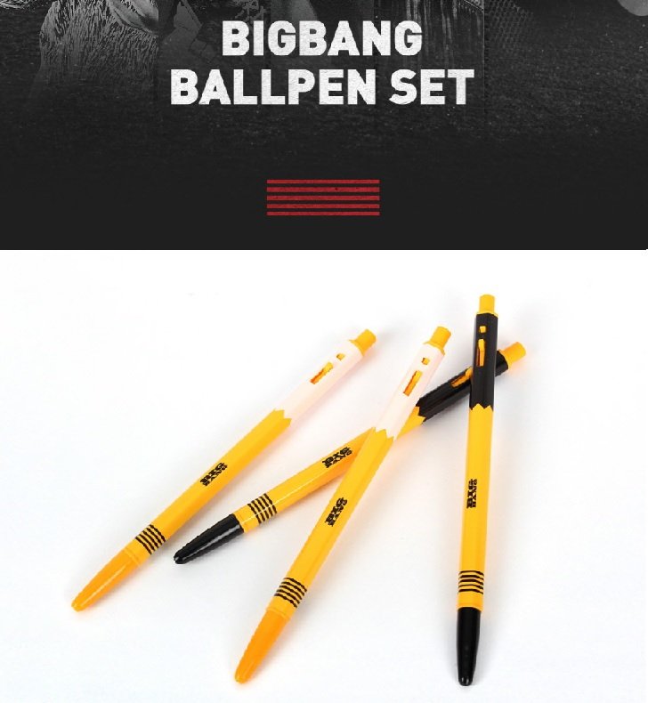 BIGBANG OFFICIAL CONCERT 0.TO.10 PEN SET