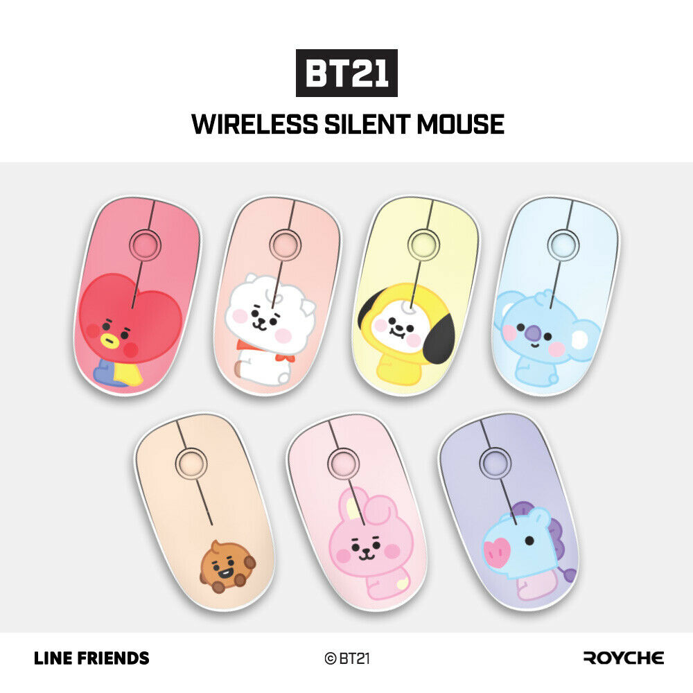 BT21 X ROYCHE OFFICIAL BABY WIRELESS MOUSE