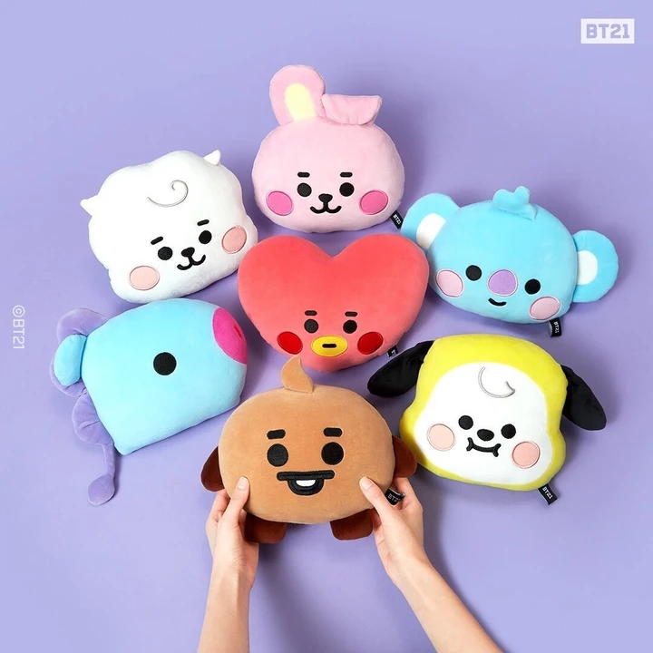 BT21 BABY OFFICIAL FLAT FACE PILLOW
