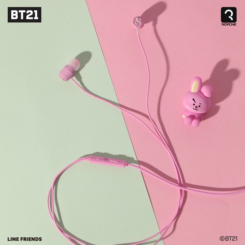 BT21 OFFICIAL EARPHONES