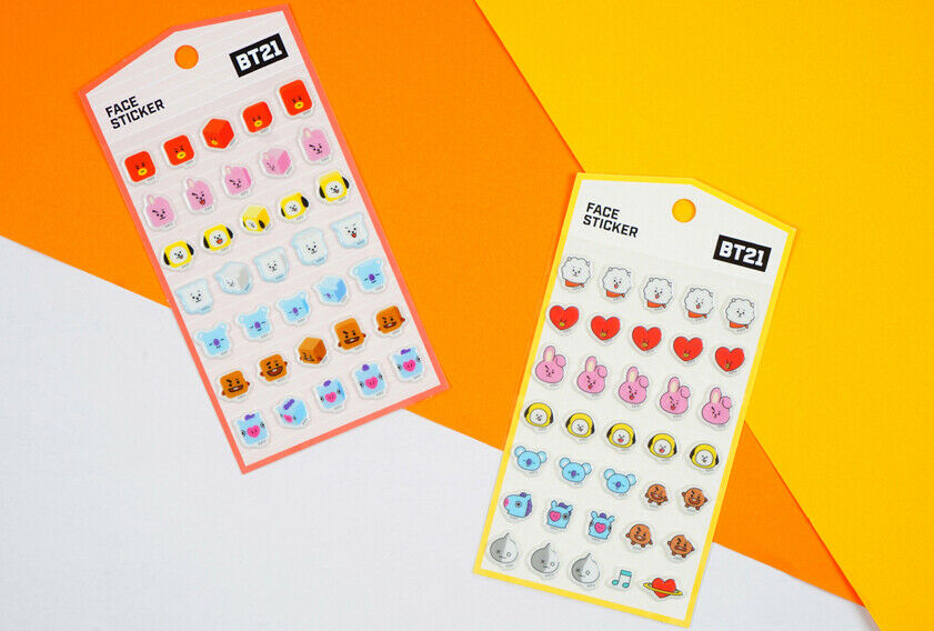 BT21 OFFICIAL FACE STICKER