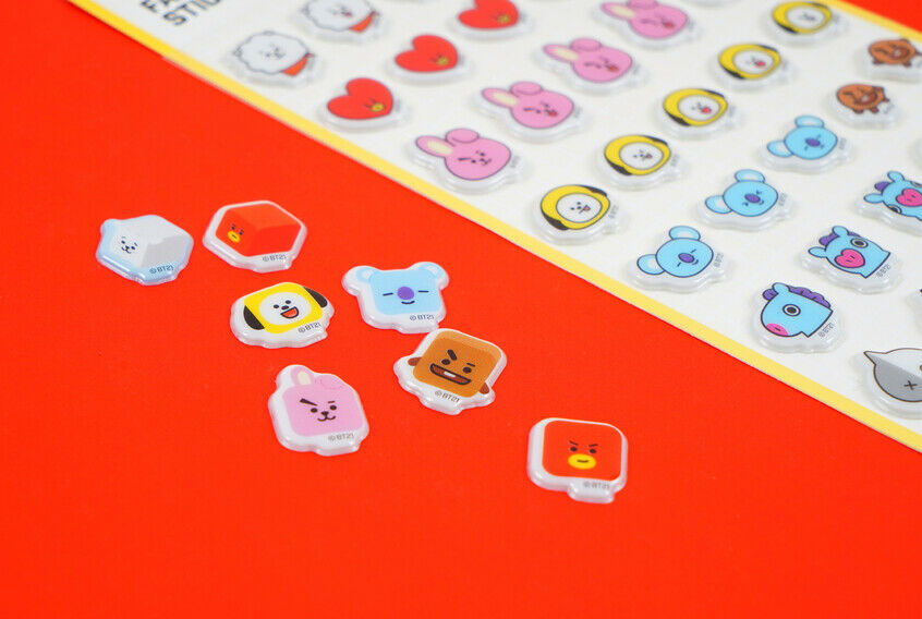BT21 OFFICIAL FACE STICKER