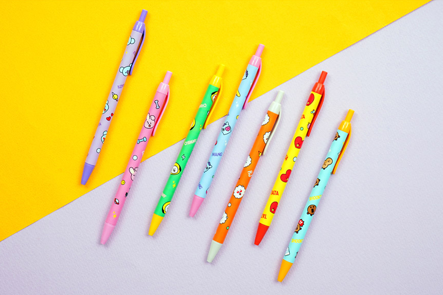 BT21 OFFICIAL SLIM BALL PEN 