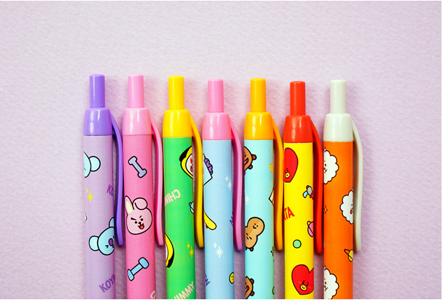 BT21 OFFICIAL SLIM BALL PEN 