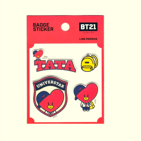 BT21 OFFICIAL BADGE STICKER