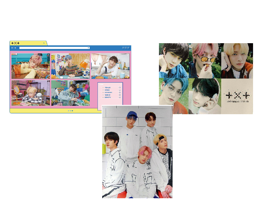 TXT  MINISODE1 : BLUE HOUR  ALBUM OFFICIAL POSTERS (3 POSTERS SET)