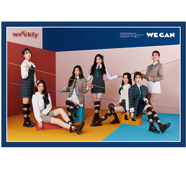 WEEEKLY  WE CAN  2ND MINI ALBUM OFFICIAL POSTERS (2 POSTERS SET)