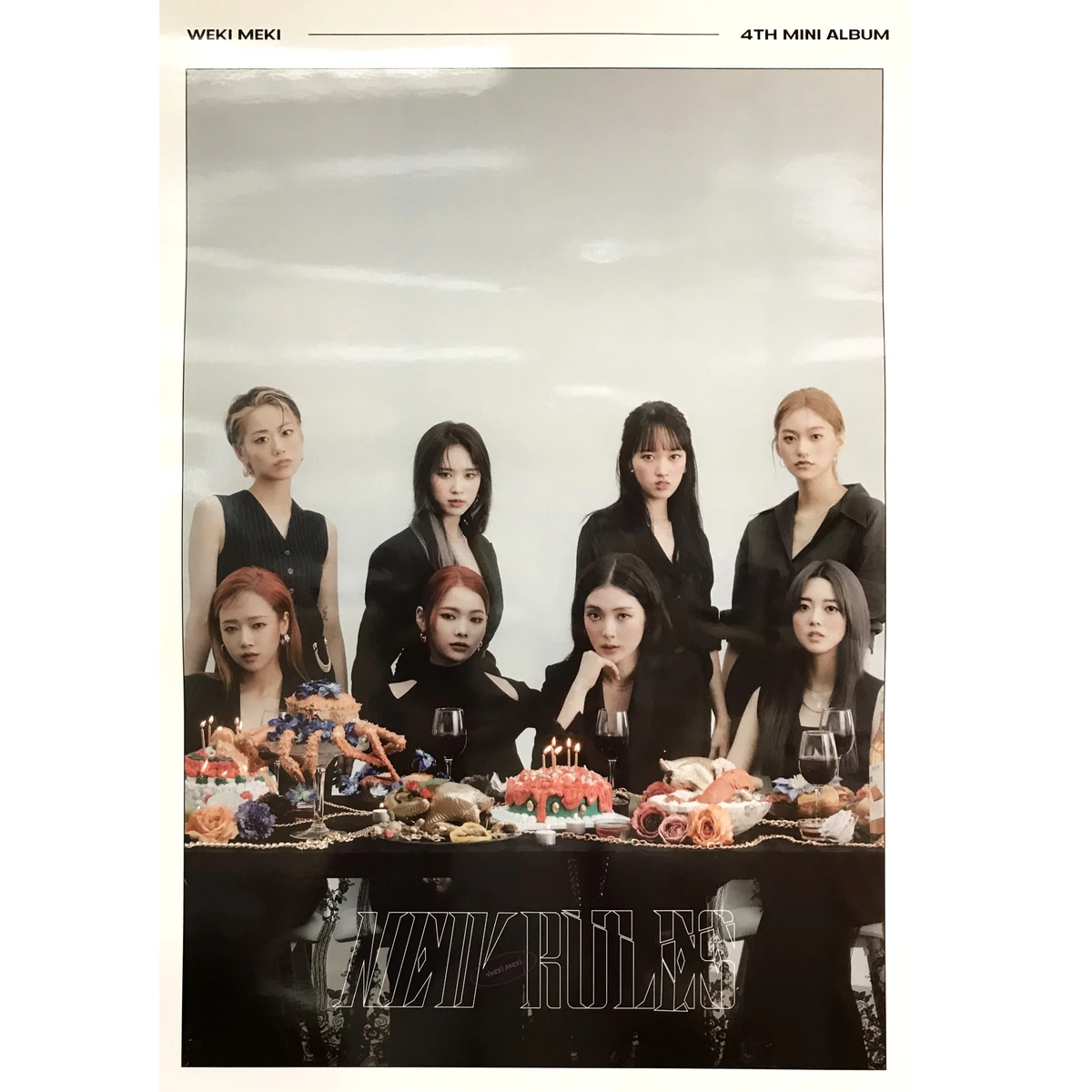 WEKI MEKI NEW RULES 4TH MINI ALBUM OFFICIAL POSTER (BREAK VER)
