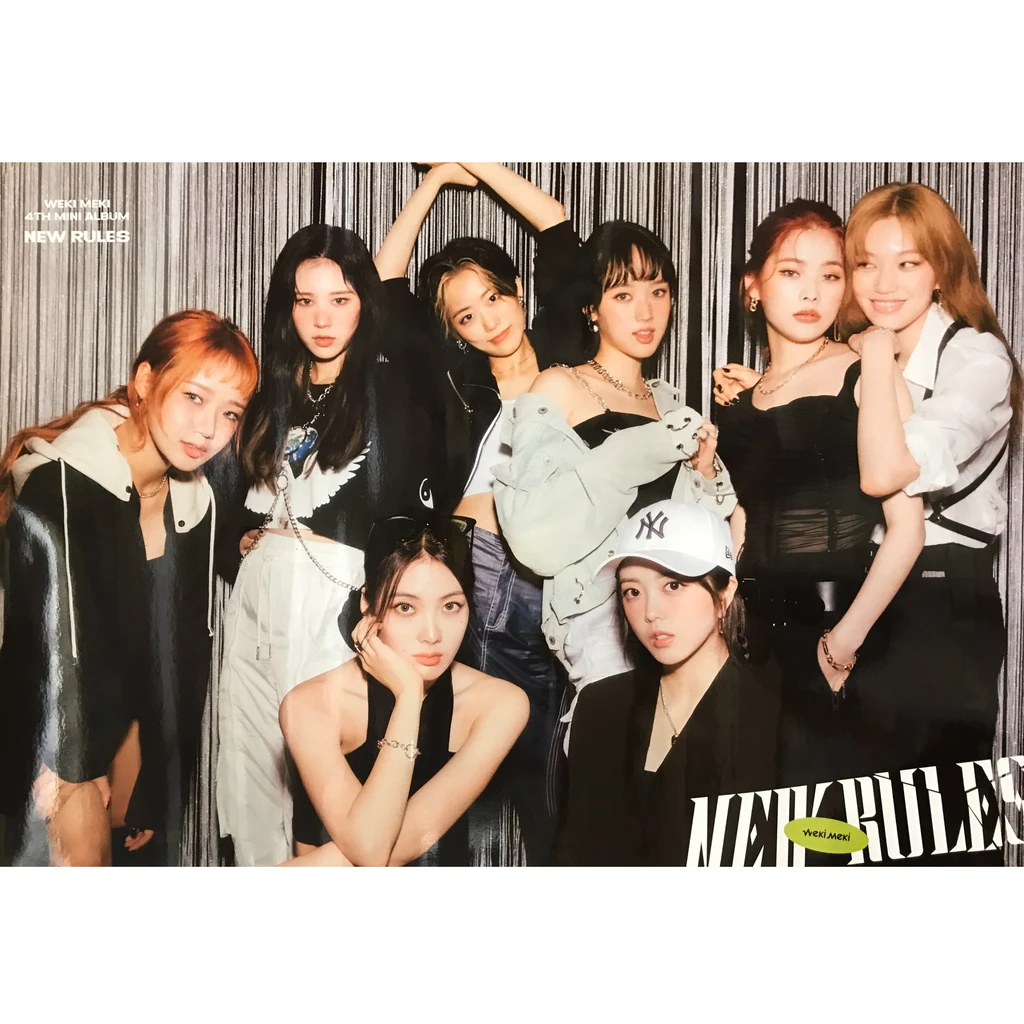 WEKI MEKI NEW RULES 4TH MINI ALBUM OFFICIAL POSTER (TAKE VER)