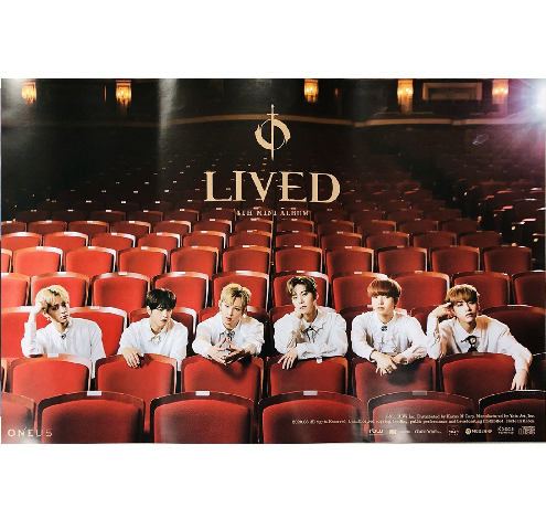 ONEUS  LIVED  ALBUM OFFICIAL POSTER (VERSION A)