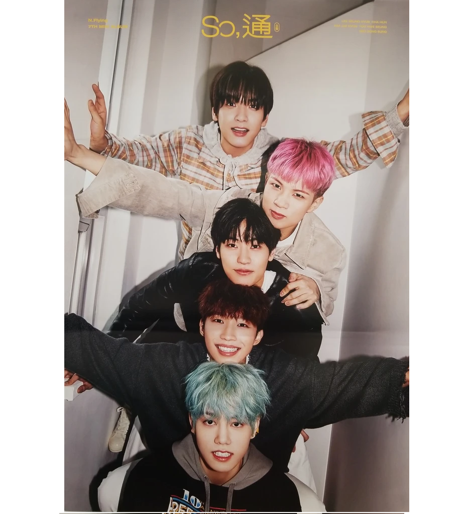 N.FLYING  SO, 通  ALBUM OFFICIAL POSTER (COMMUNICATION VERSION)