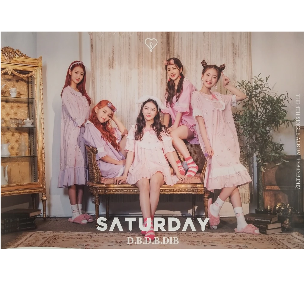 SATURDAY  D.B.D.B.DIB  SINGLE ALBUM OFFICIAL POSTER