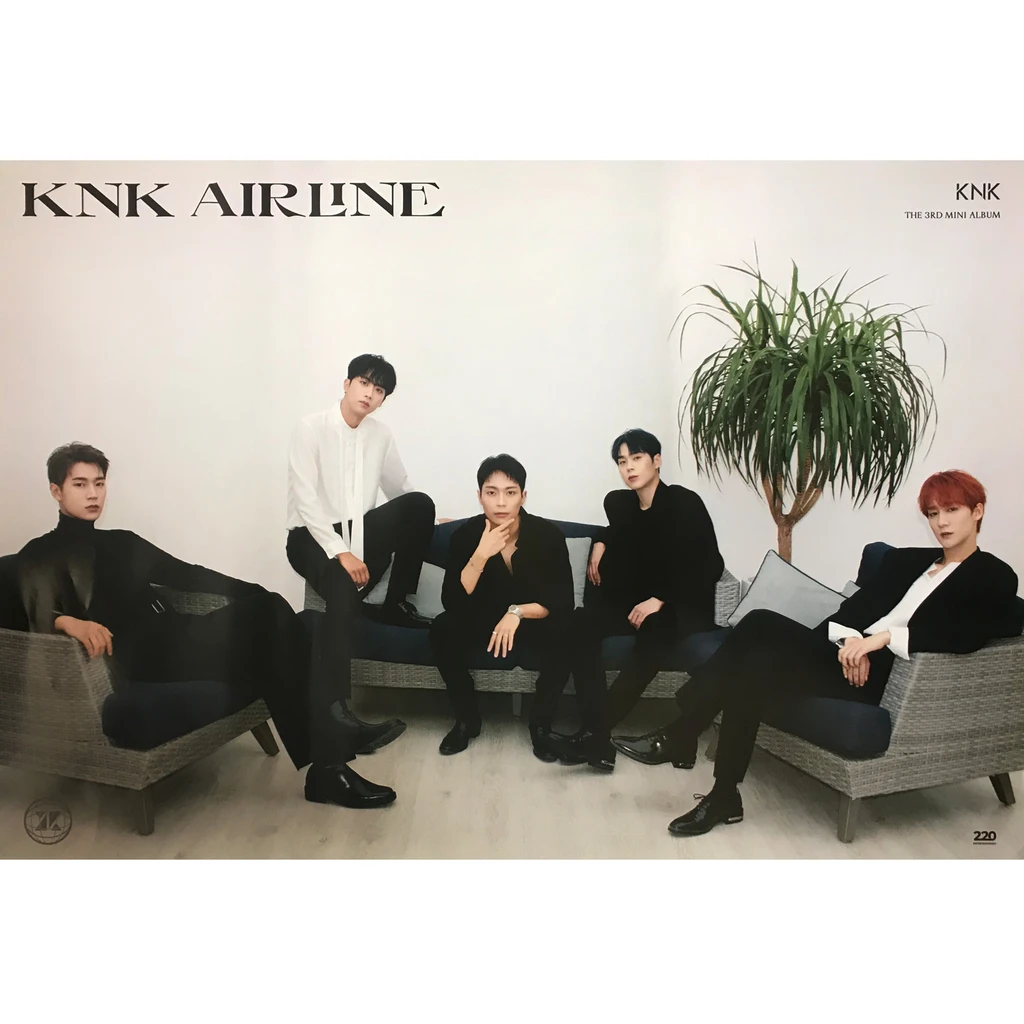 KNK  KNK AIRLINE  ALBUM OFFICIAL POSTER (OFF VERSION)