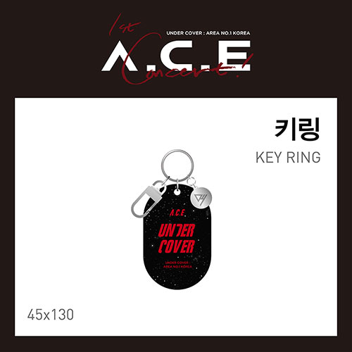 A.C.E UNDERCOVER KEY RING OFFICIAL MERCH