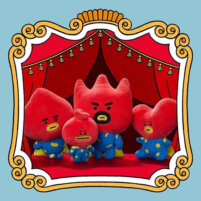 BT21 OFFICIAL TATA FAMILY SET 