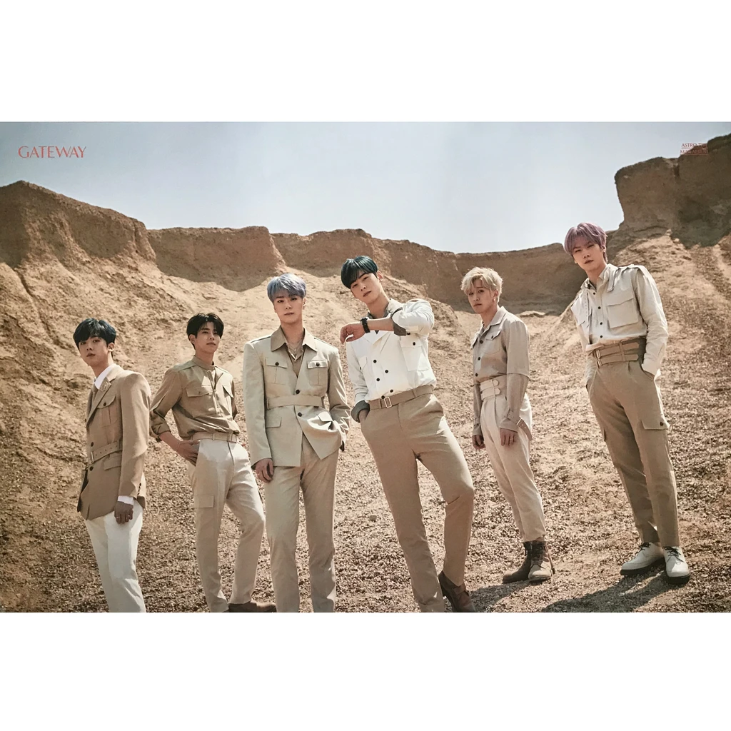 ASTRO GATEWAY 7TH MINI ALBUM OFFICIAL POSTER (TIME TRAVELER VER)