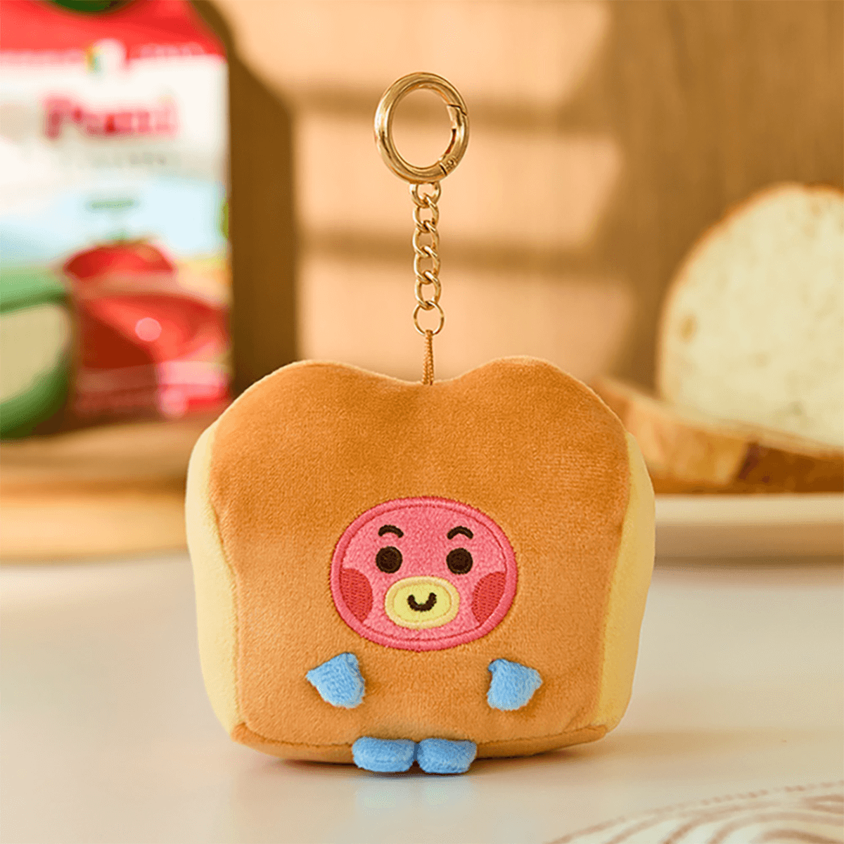 BT21 OFFICIAL BAKERY BAKED KEYRING - TATA