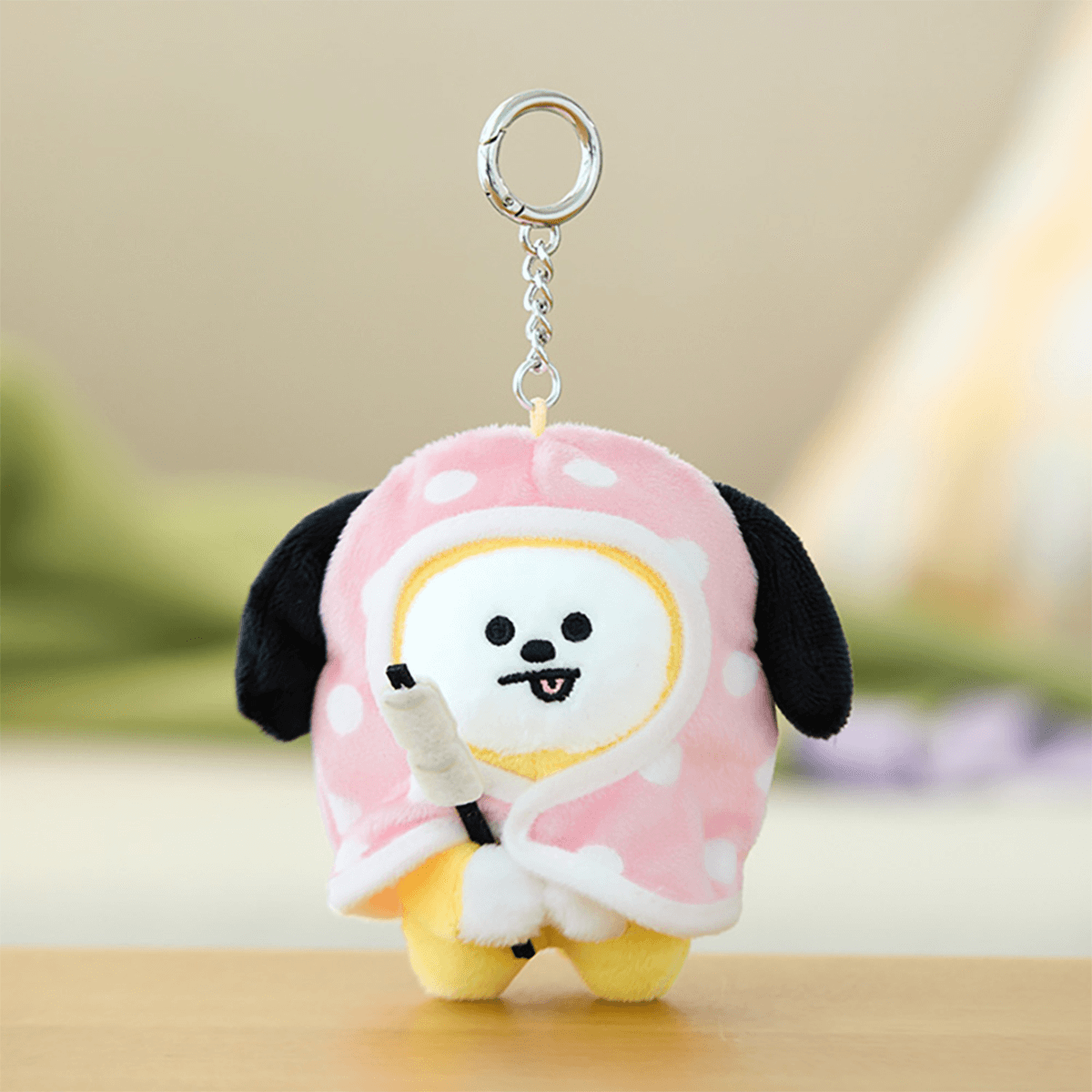 BT21 OFFICIAL CAMPFIRE BLANKET PLUSH KEYRING (SMALL) - CHIMMY