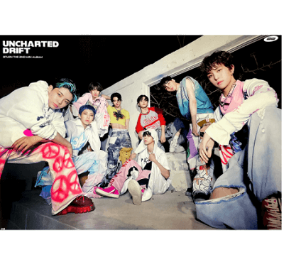 8TURN THE 2ND MINI ALBUM UNCHARTED DRIFT POSTER  |  UNCHARTED VER.