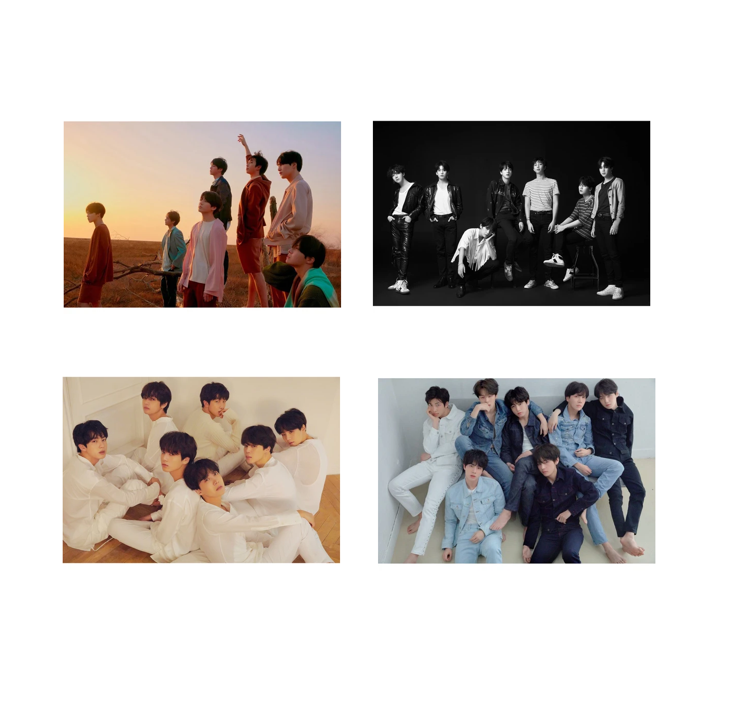 BTS LOVE YOURSELF TEAR OFFICIAL POSTER (4 POSTER SET)