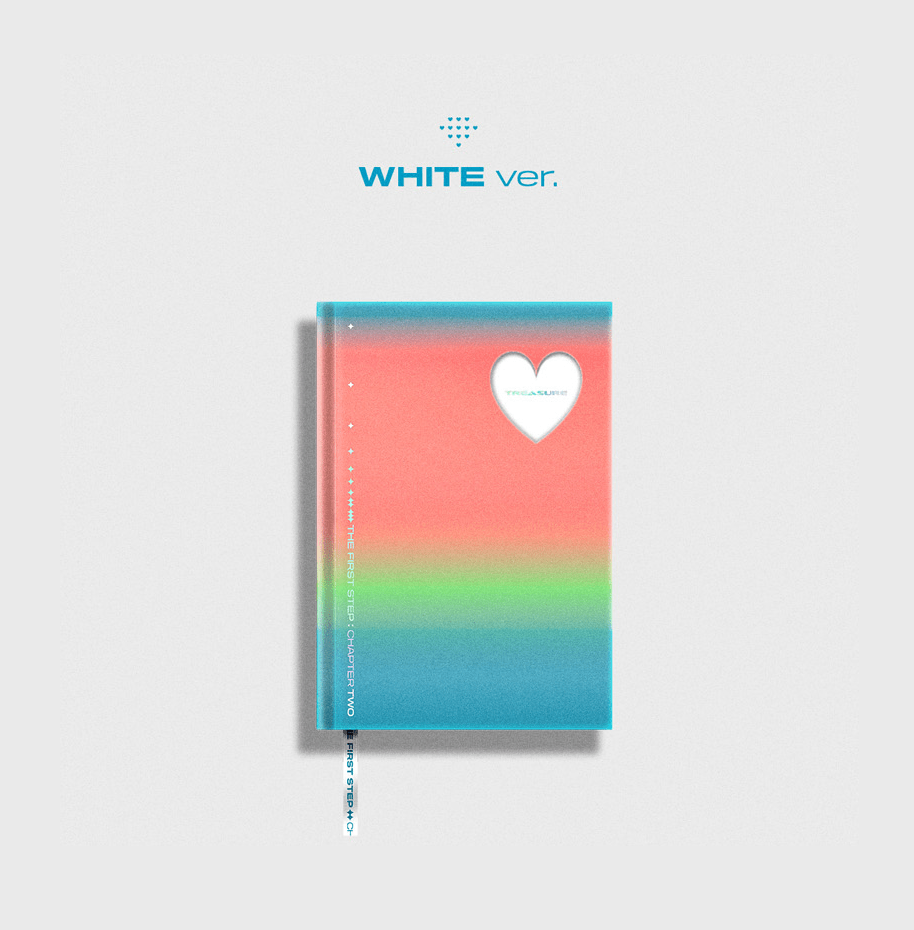 TREASURE THE FIRST STEP : CHAPTER TWO 2ND SINGLE ALBUM 2 ALBUMS SET [FREE PHOTOCARD PER ALBUM]