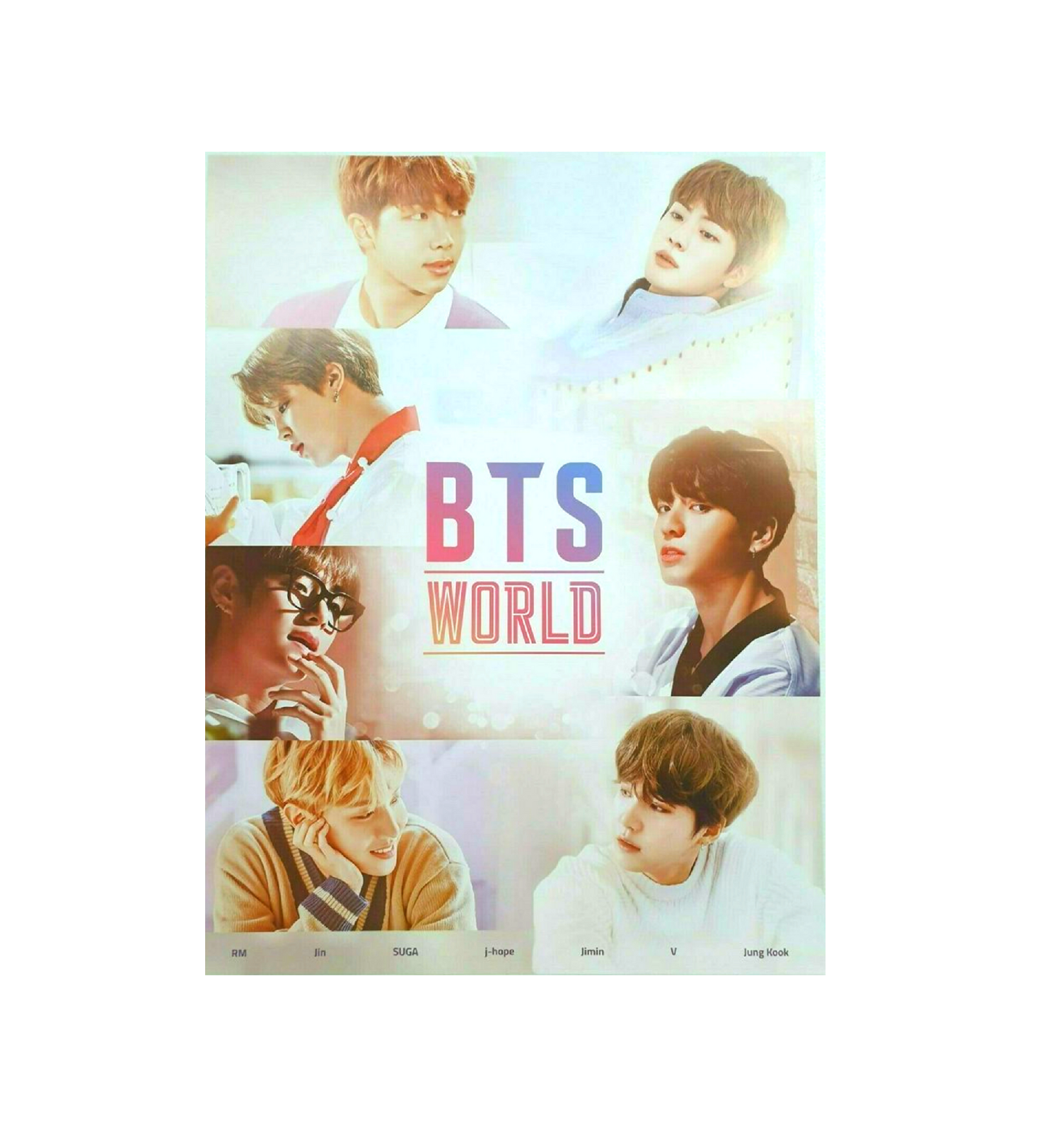 BTS WORLD OST OFFICIAL POSTER LIMITED