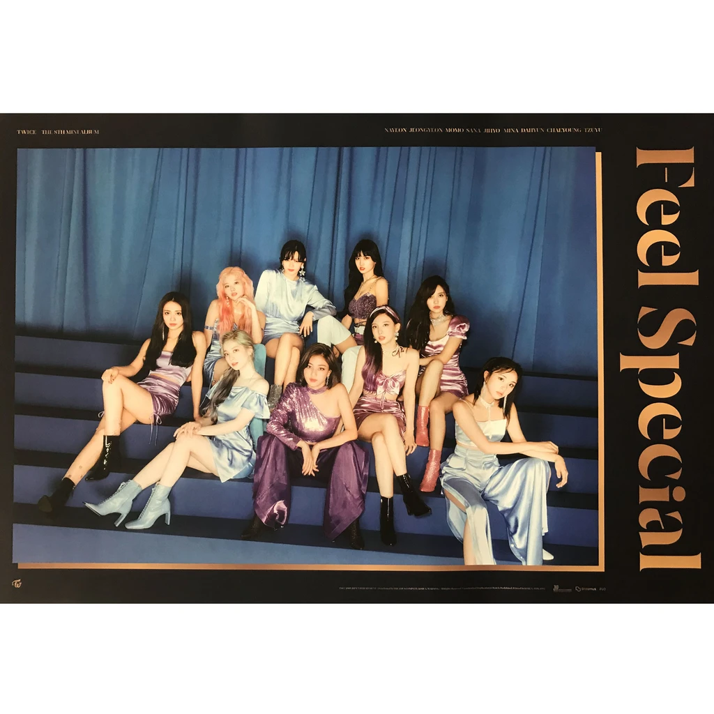 TWICE FEEL SPECIAL 8TH MINI ALBUM OFFICIAL POSTERS (3 POSTER SET)