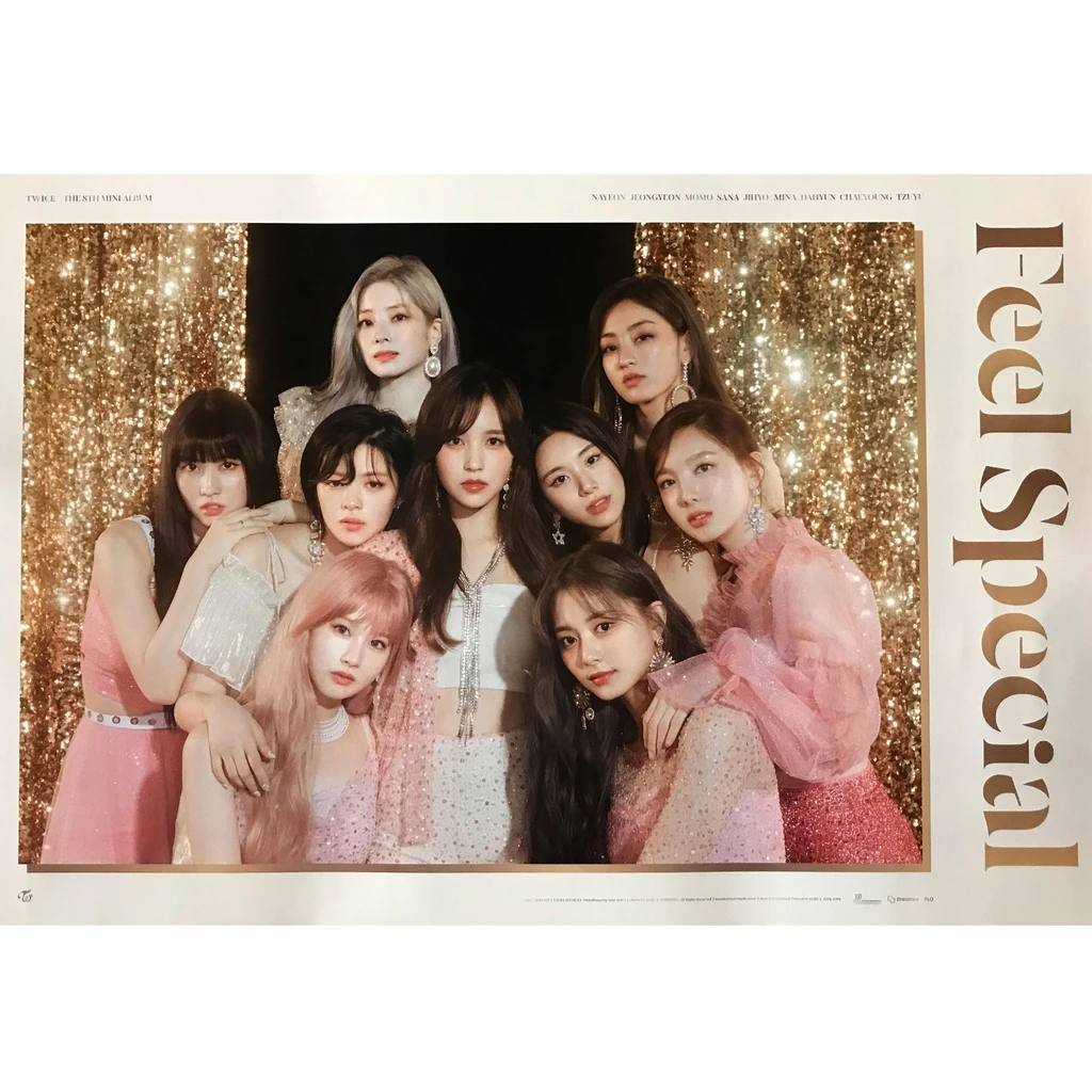 TWICE FEEL SPECIAL 8TH MINI ALBUM OFFICIAL POSTERS (3 POSTER SET)