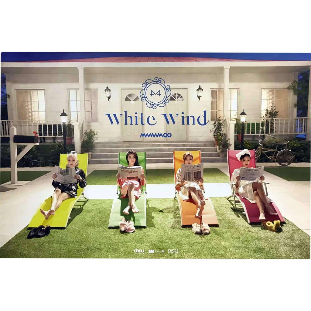 MAMAMOO WHITE WIND OFFICIAL POSTER (VER 1)