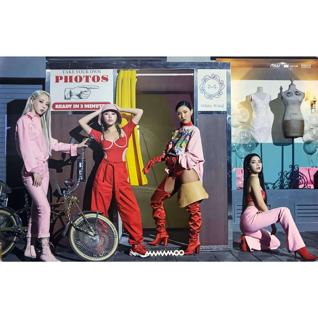 MAMAMOO WHITE WIND OFFICIAL POSTERS (3 POSTER SET)