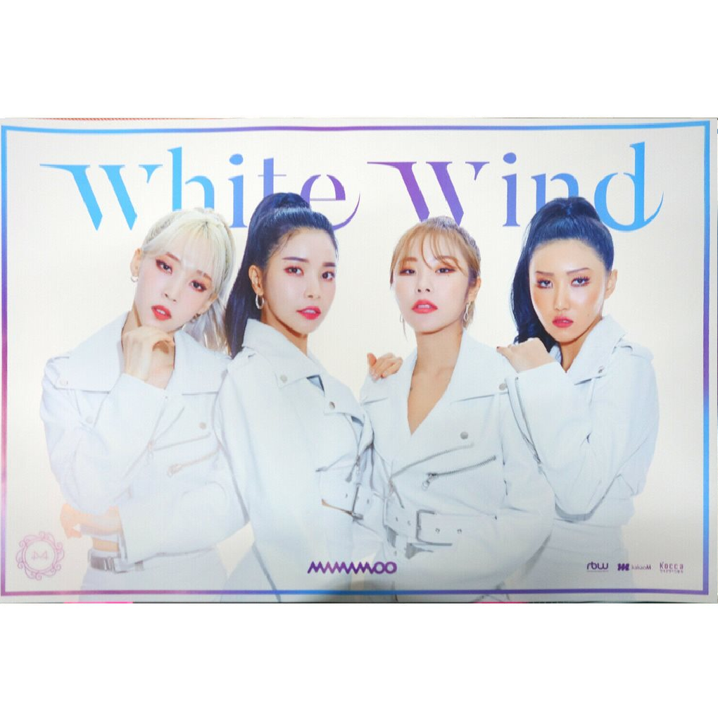 MAMAMOO WHITE WIND OFFICIAL POSTER (VER 3)