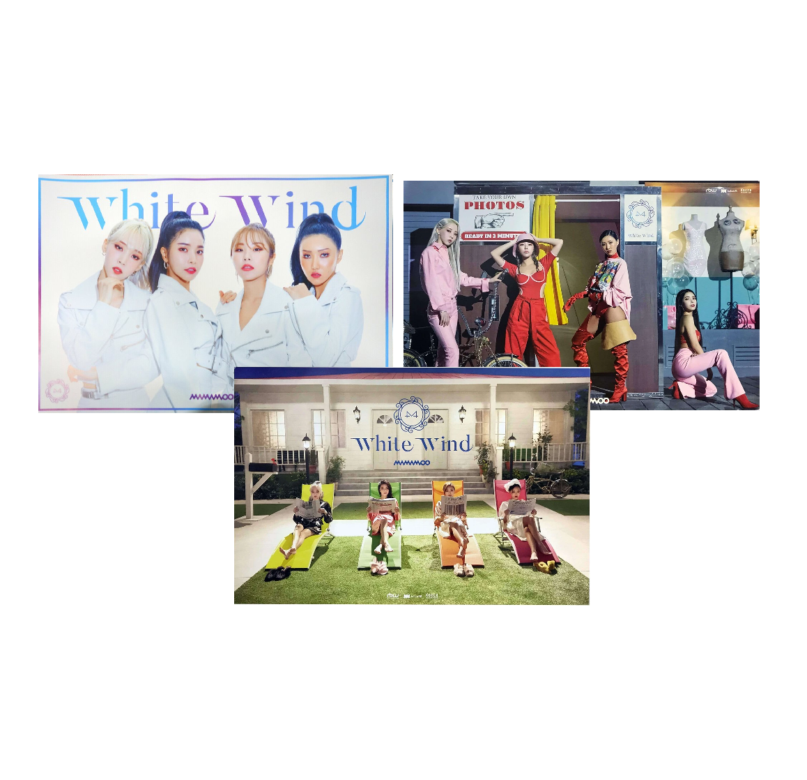 MAMAMOO WHITE WIND OFFICIAL POSTERS (3 POSTER SET)