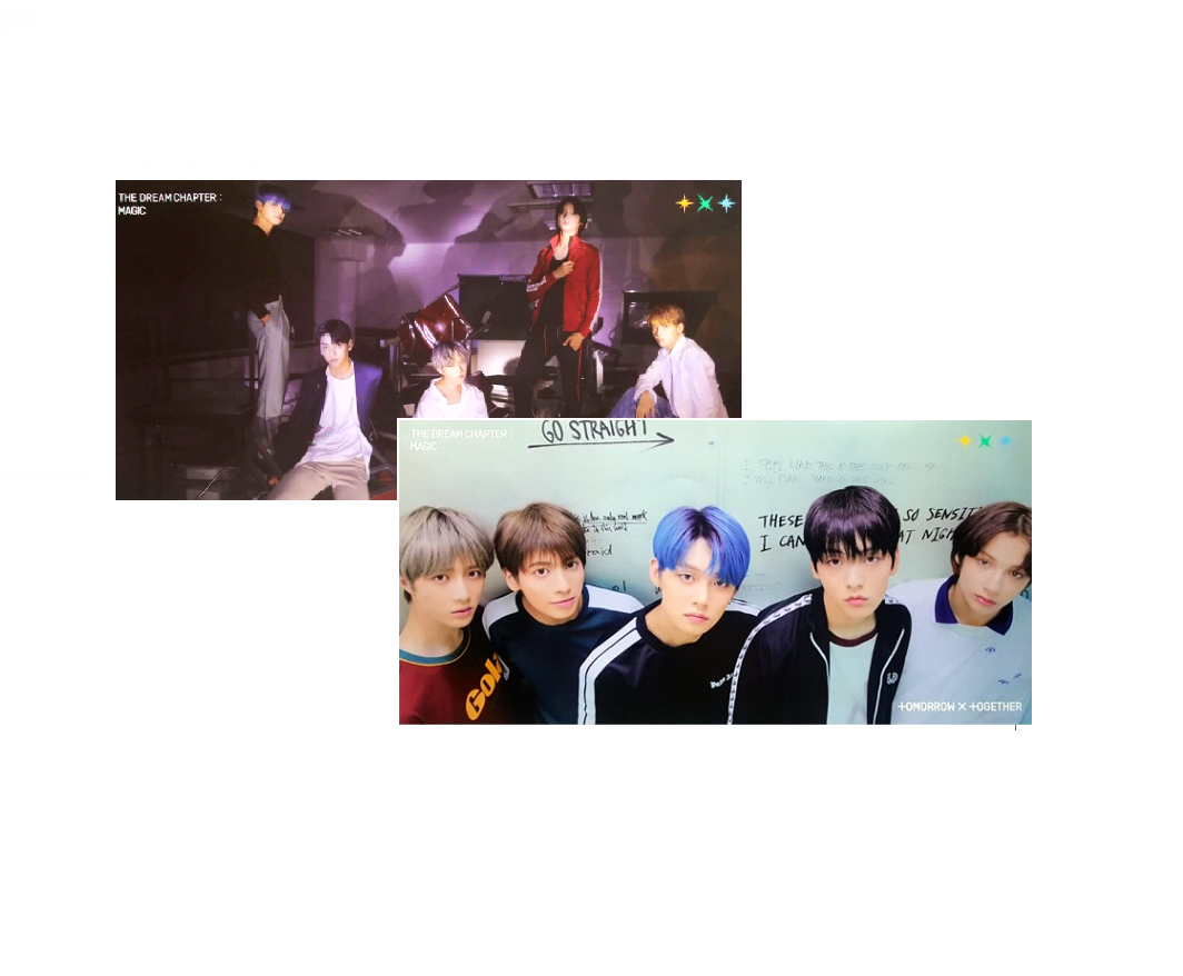 TXT  THE DREAM CHAPTER MAGIC  ALBUM OFFICIAL POSTERS (2 POSTER SET)