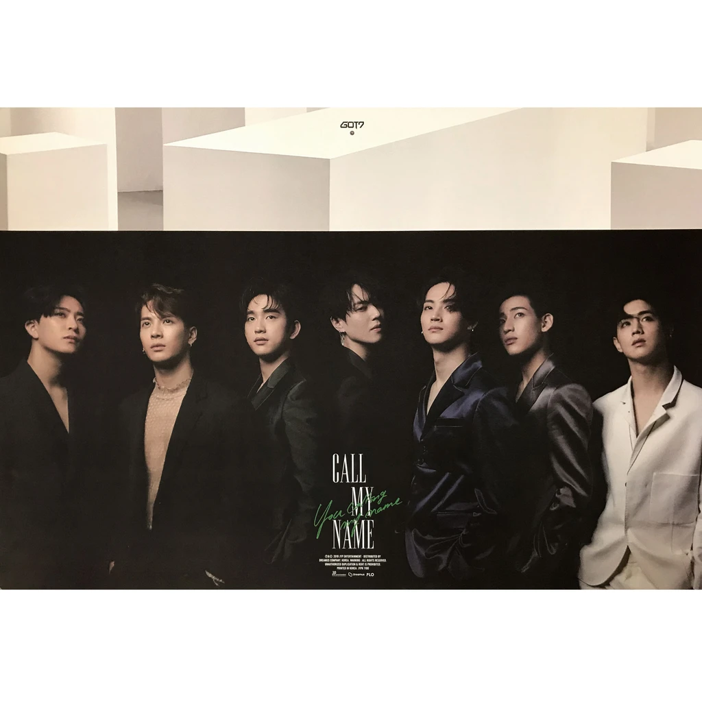 GOT7 CALL MY NAME MINI ALBUM OFFICIAL POSTER (VER B)
