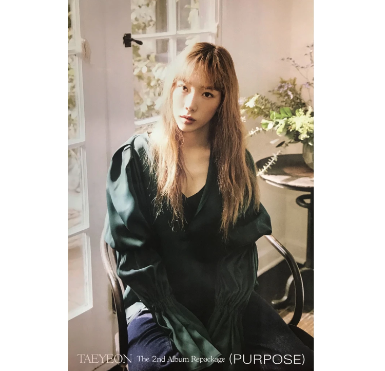 TAEYEON  PURPOSE THE 2ND REPACKAGE ALBUM OFFICIAL POSTERS (2 POSTER SET)