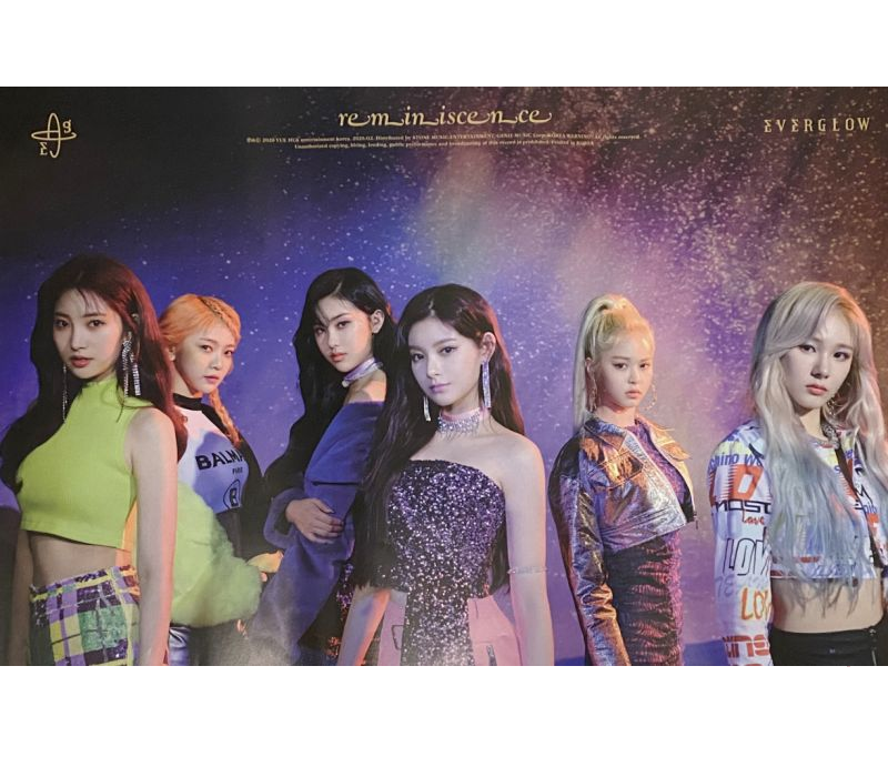 EVERGLOW  REMINISCENCE  1ST MINI ALBUM OFFICIAL POSTER