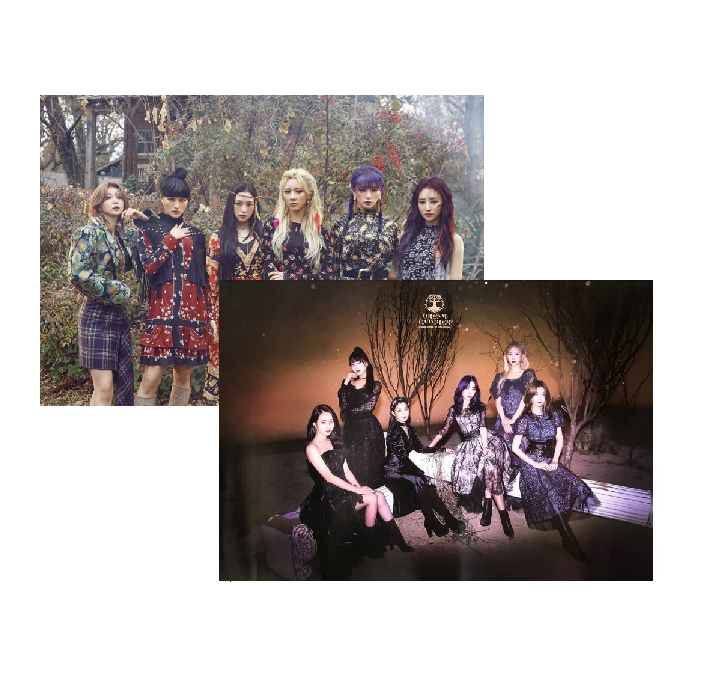 DREAMCATCHER  DYSTOPIA THE TREE OF LANGUAGE  1ST ALBUM OFFICIAL POSTERS (2 POSTER SET)
