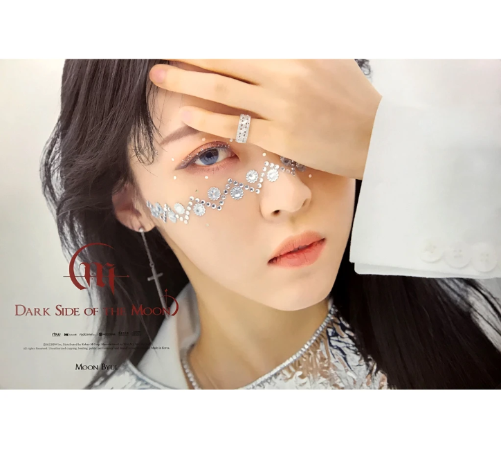 MAMAMOO MOONBYUL  DARK SIDE OF THE MOON  2ND SOLO ALBUM OFFICIAL POSTER (VER 1)