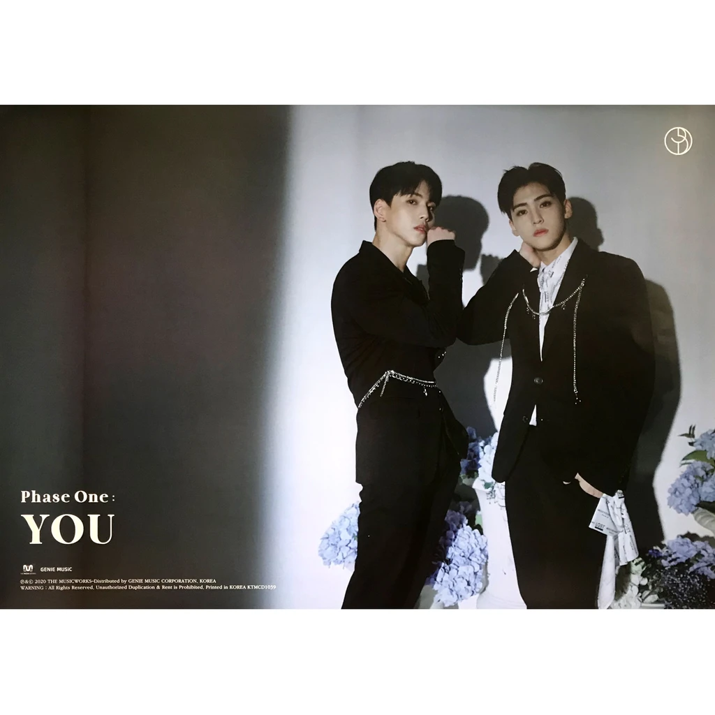B.O.Y  PHASE ONE YOU  1ST MINI ALBUM OFFICIAL POSTERS (2 POSTER SET)
