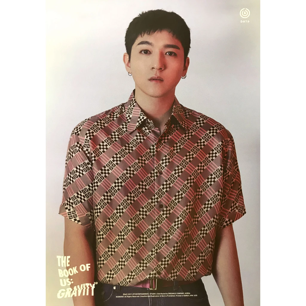 DAY6  THE BOOK OF US GRAVITY  5TH MINI ALBUM OFFICIAL POSTER (SUNGJIN)